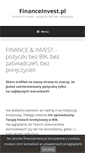 Mobile Screenshot of financeinvest.pl